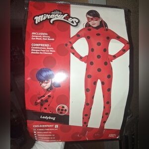 Ladybug Kids Costume - Red and Black
